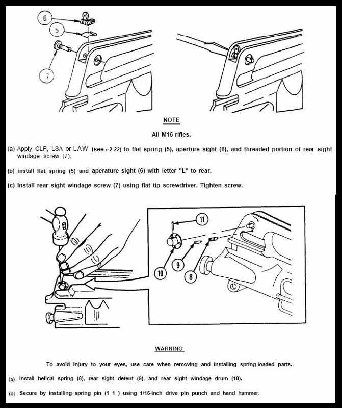 m16a1 diagram