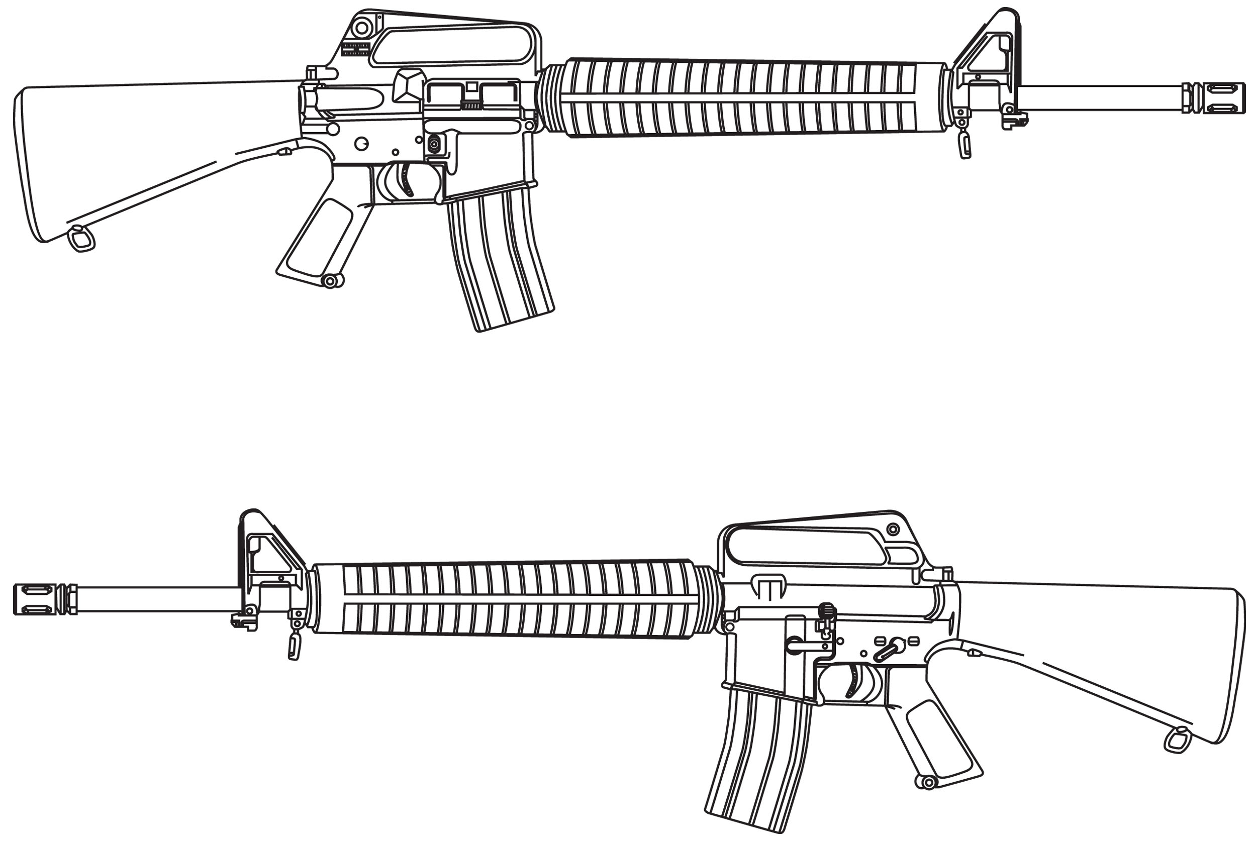 m16a2 parts diagram