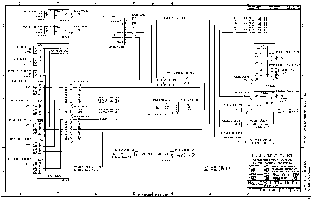 m2 freightliner headlight wiring diagram