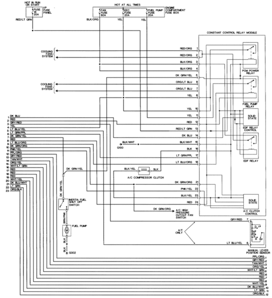 m2001 mustang gt wiring diagram