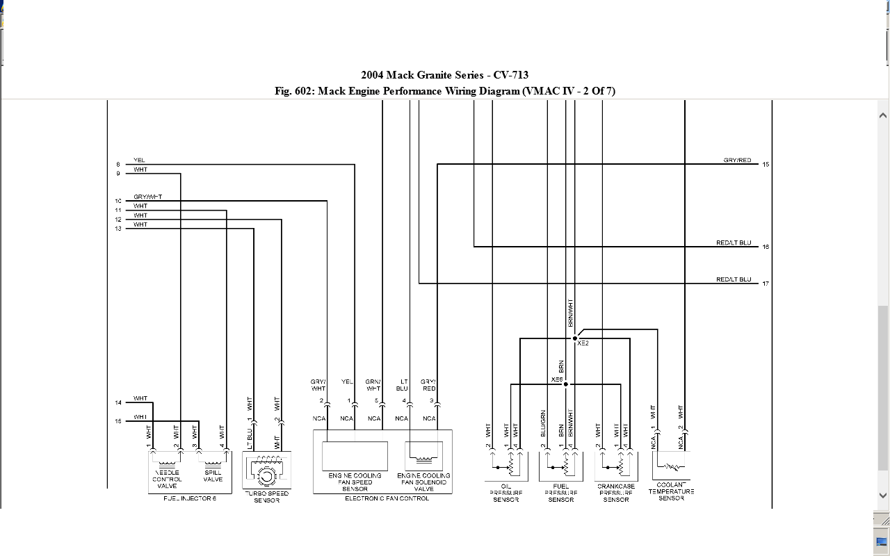 mack cv713 wiring diagram