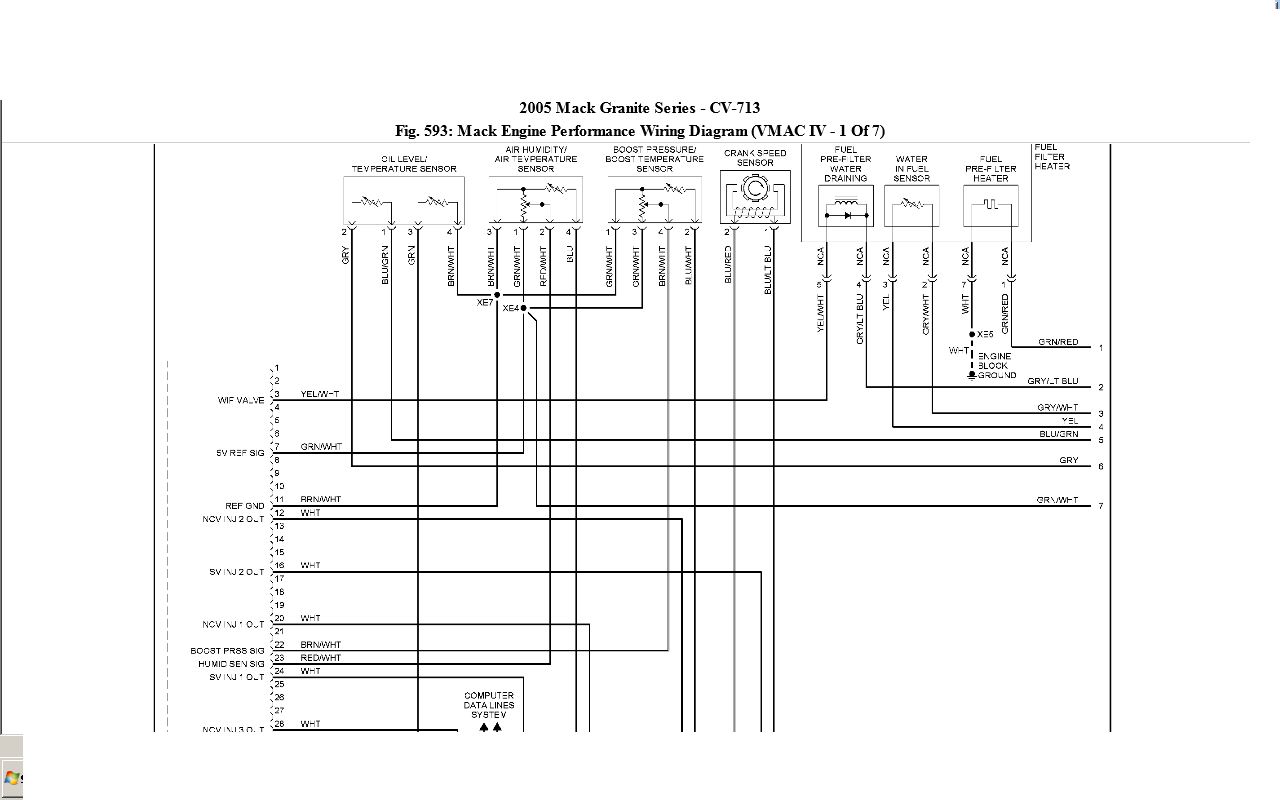 mack cxu613 wiring diagram