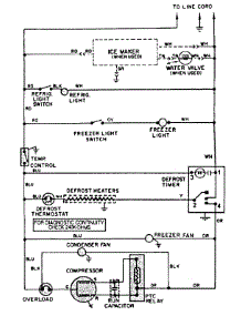 magic chef refrigerator wiring diagram