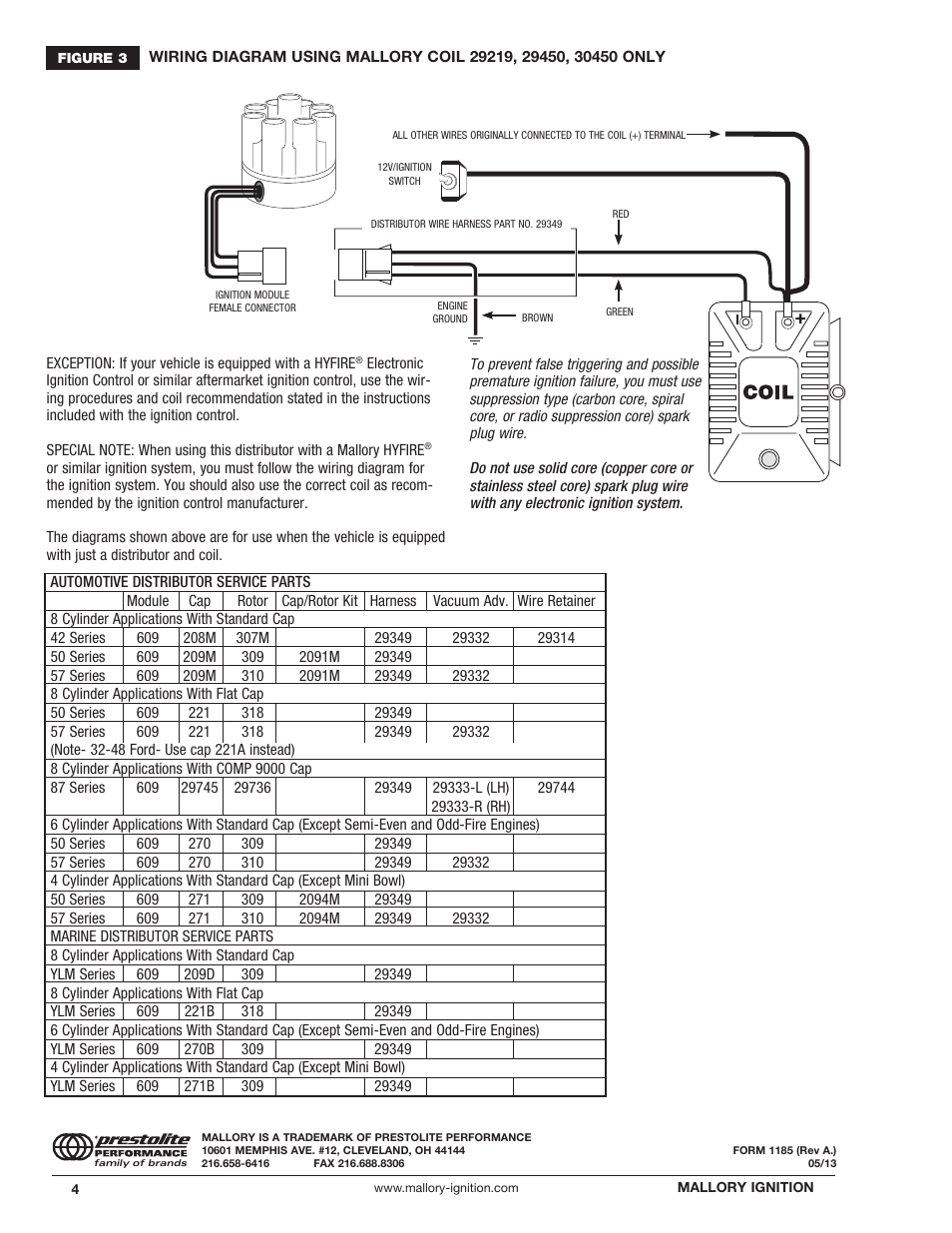 mallory comp 9000 distributor wiring diagram