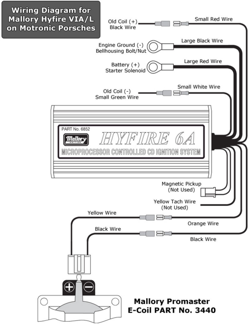 mallory comp 9000 distributor wiring diagram