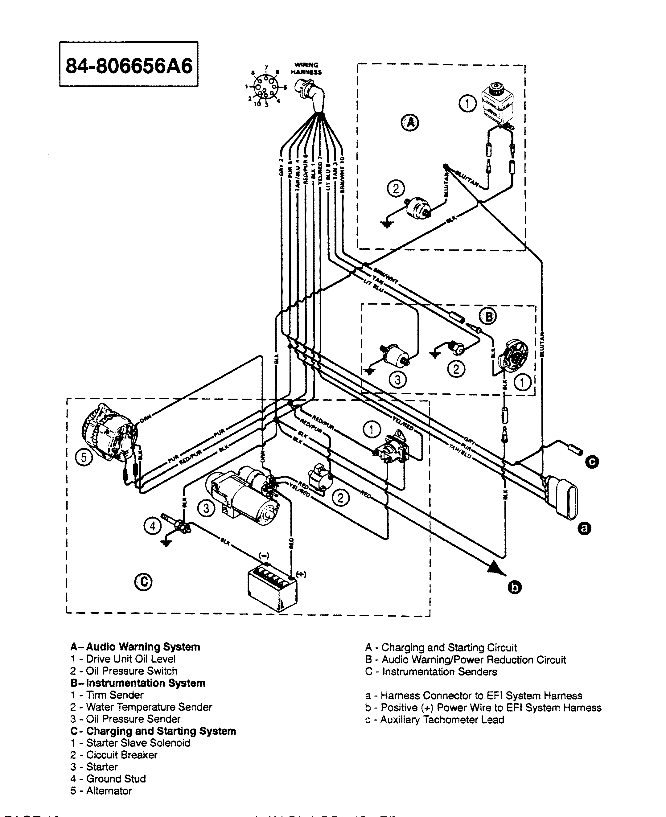 marine alternator wiring diagram m59819