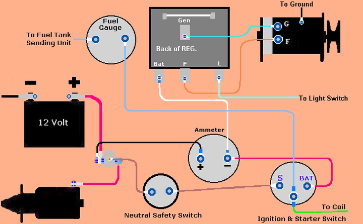 massey ferguson 165 alternator wiring diagram