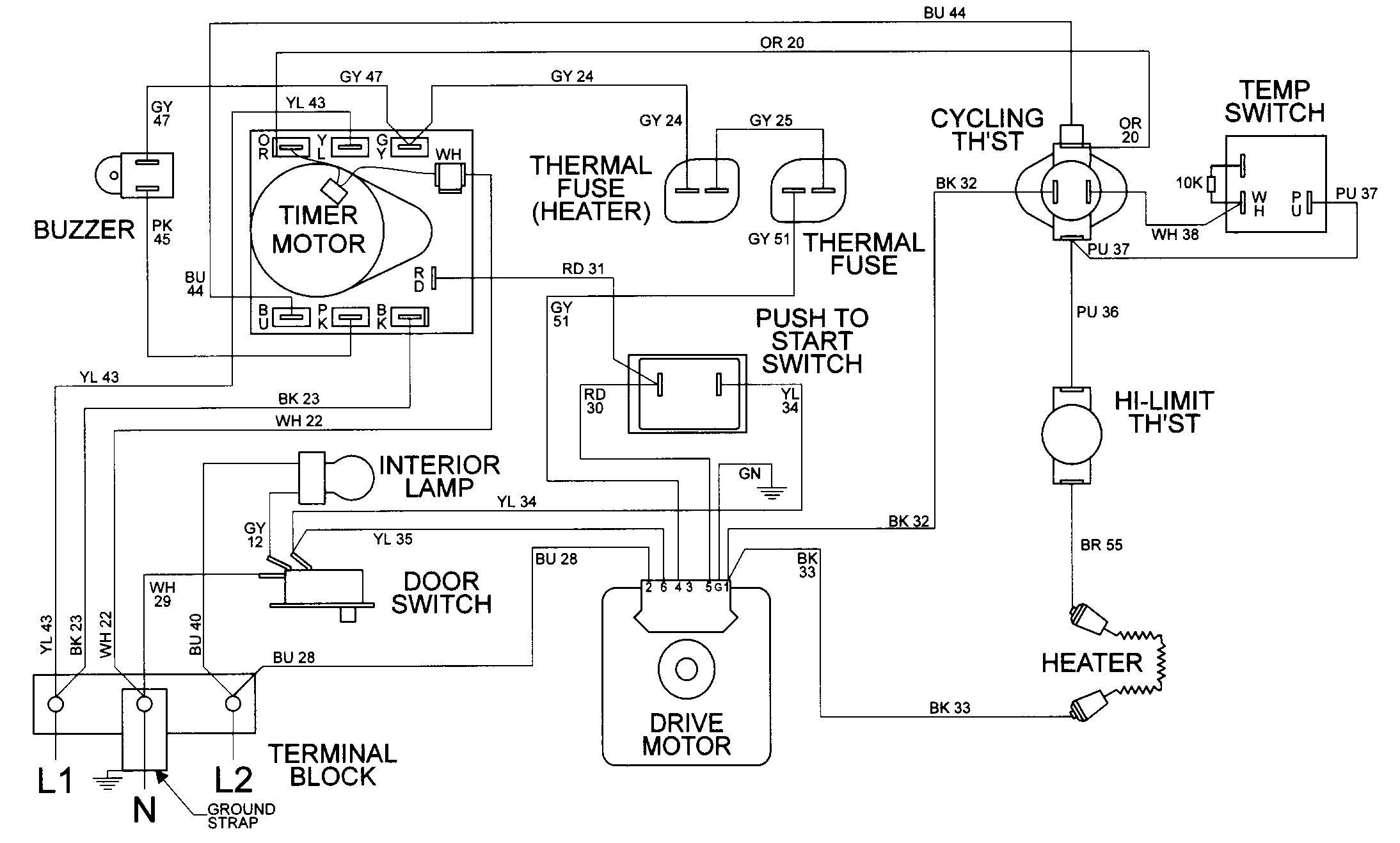 maytag atlantis dryer wiring diagram