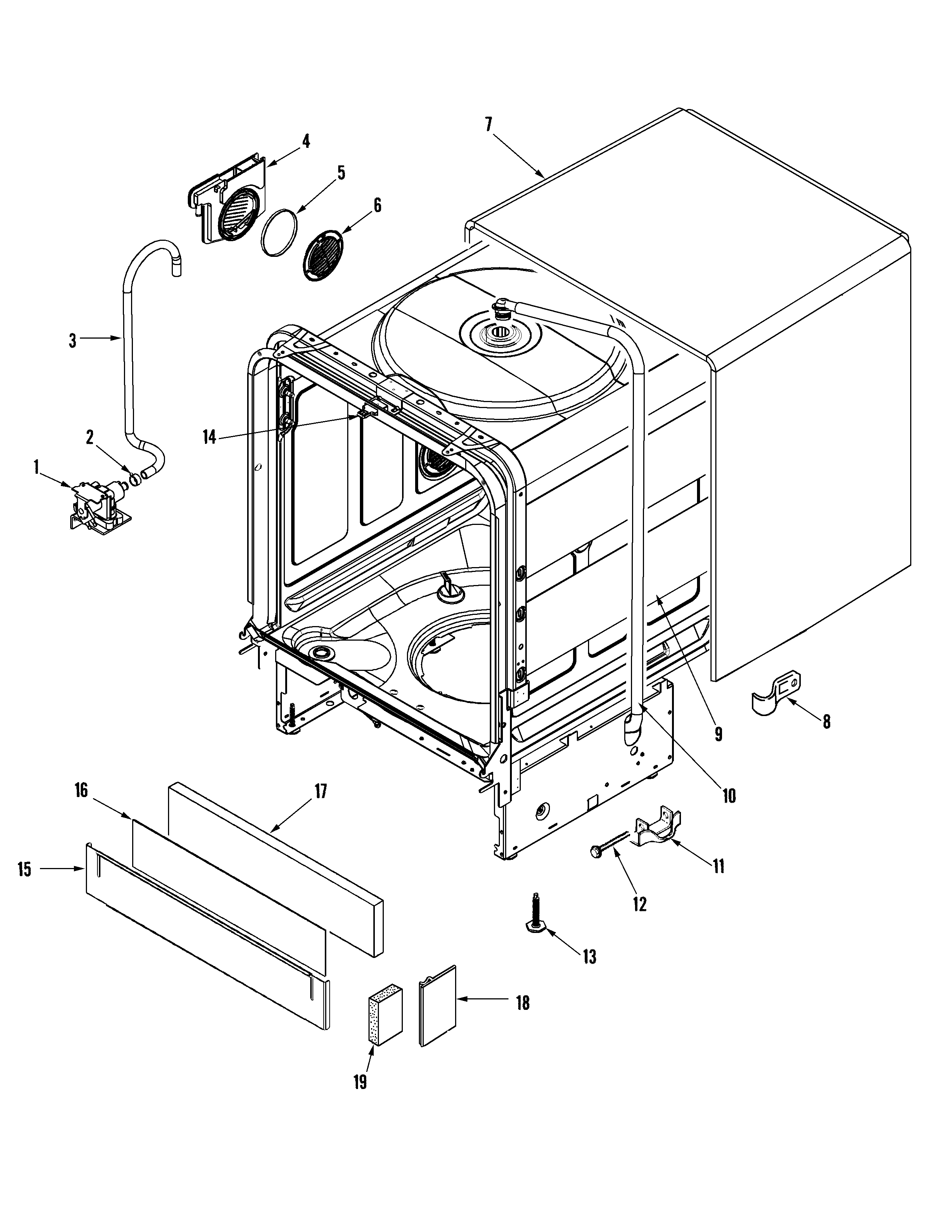 maytag bravos parts diagram