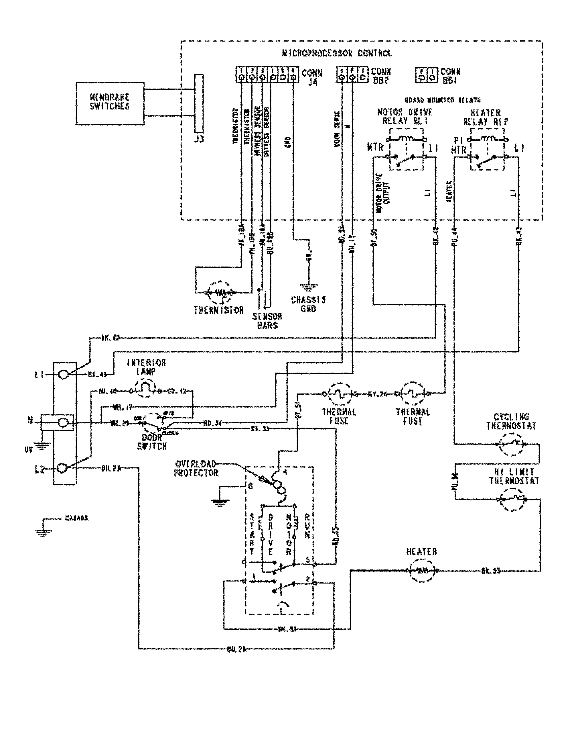 maytag dryer pye2300ayw wiring diagram