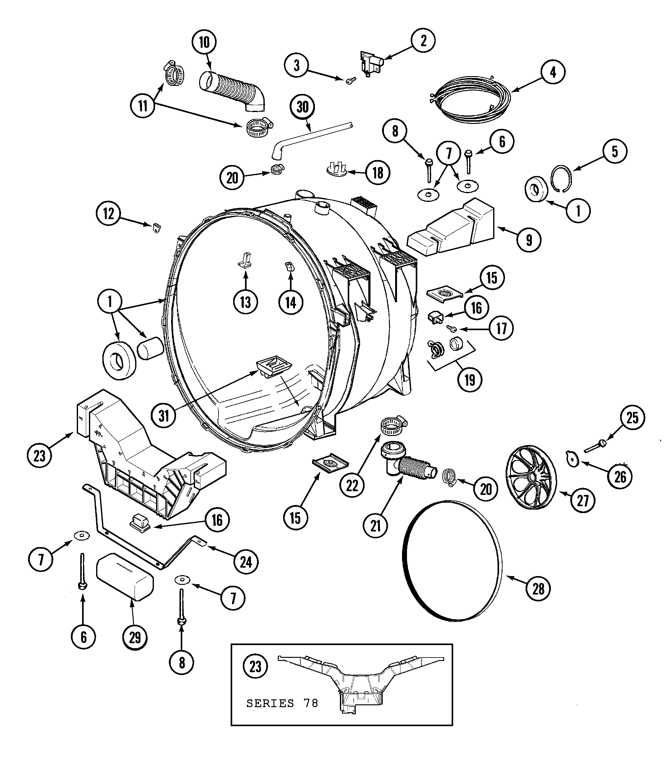 maytag neptune washer parts diagram