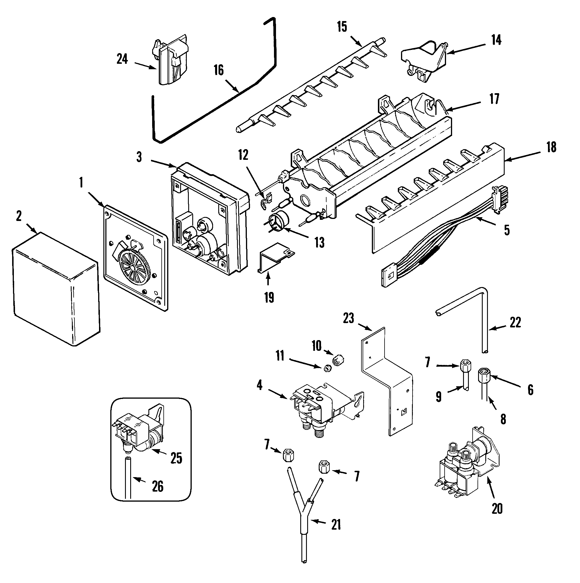 maytag sd2454gr wiring diagram ice dispenser