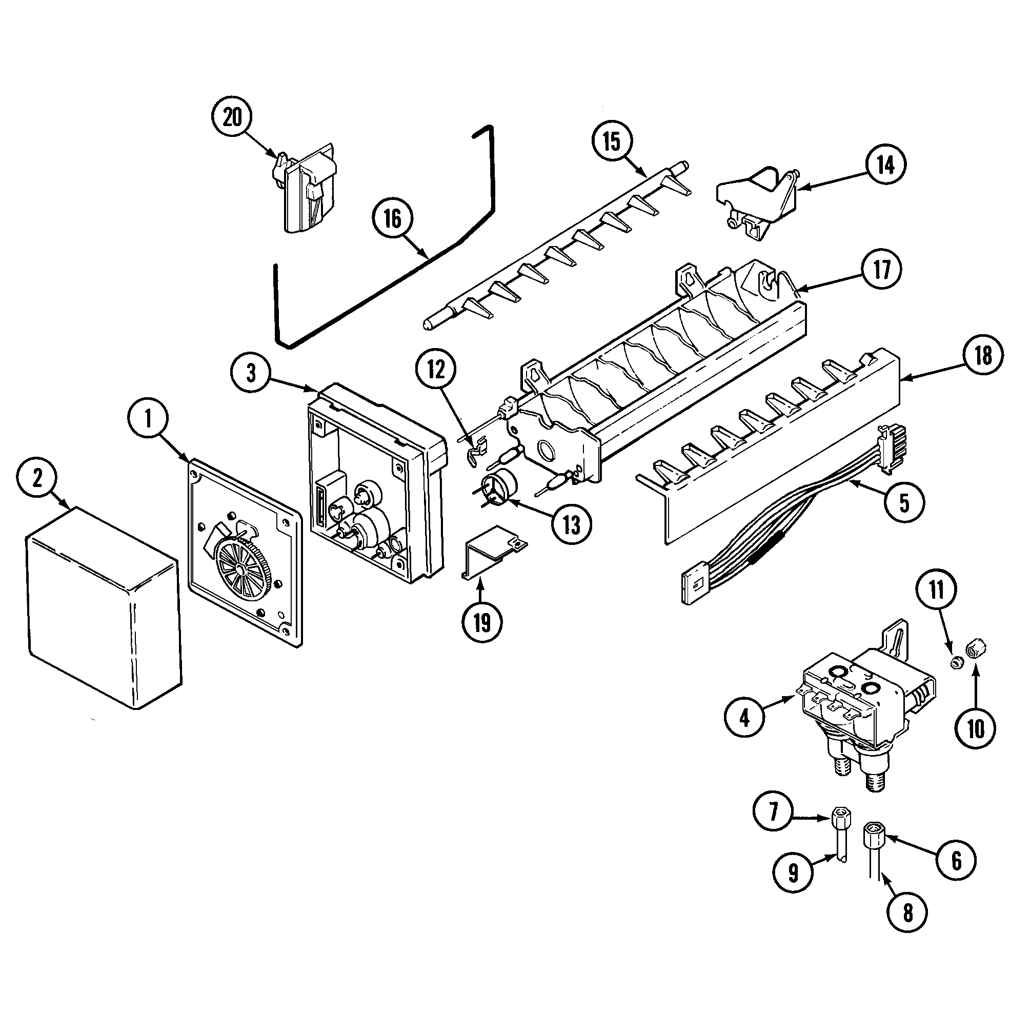 maytag sd2454gr wiring diagram ice maker