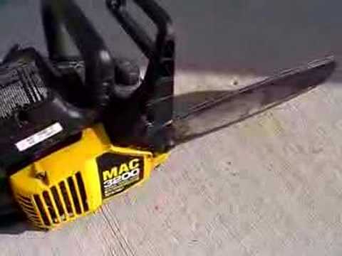 replace fuel line for mac 3516 chainsaw