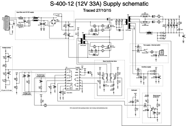 meanwell rs-150-24 wiring diagram