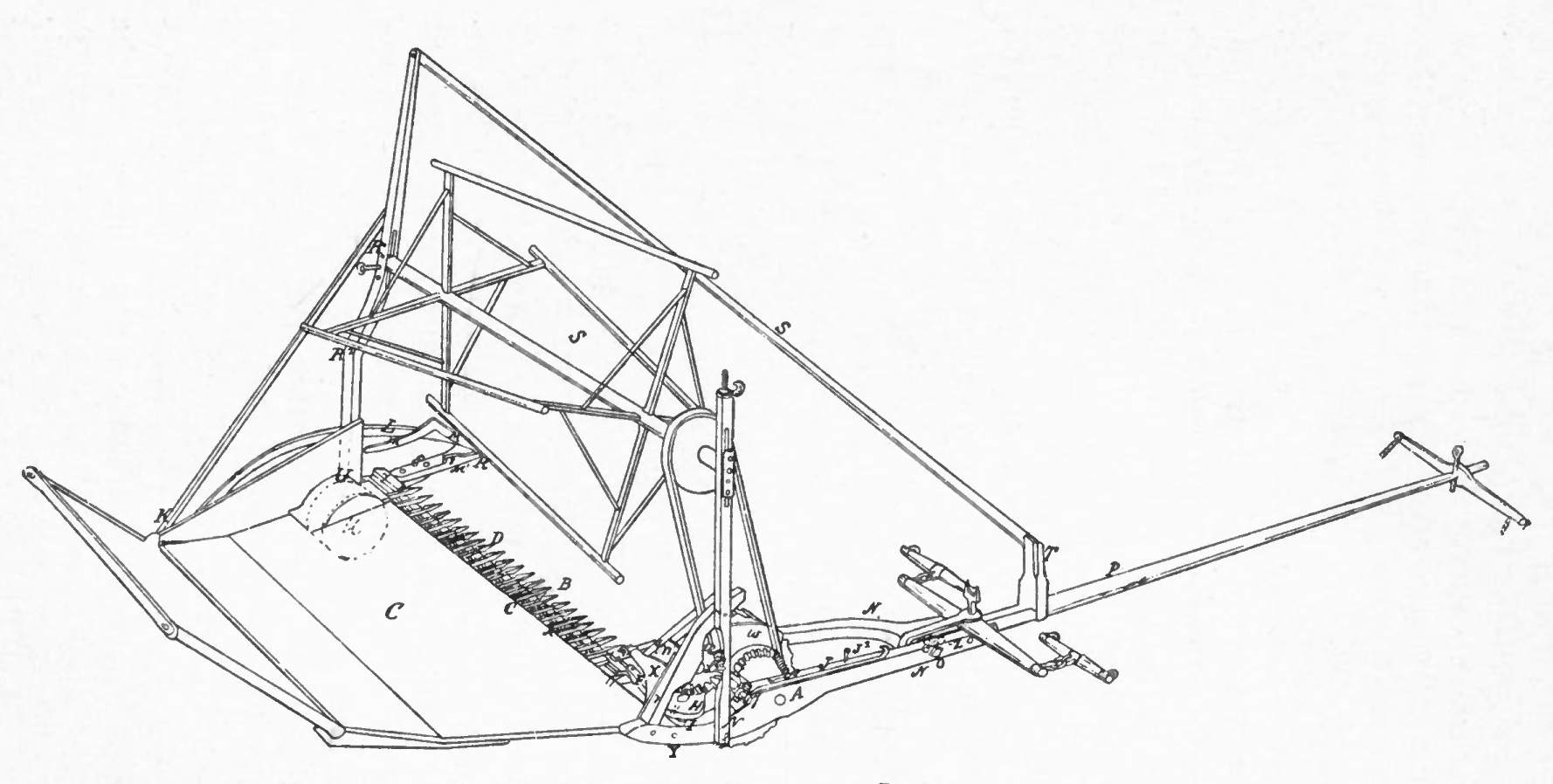 mechanical reaper diagram