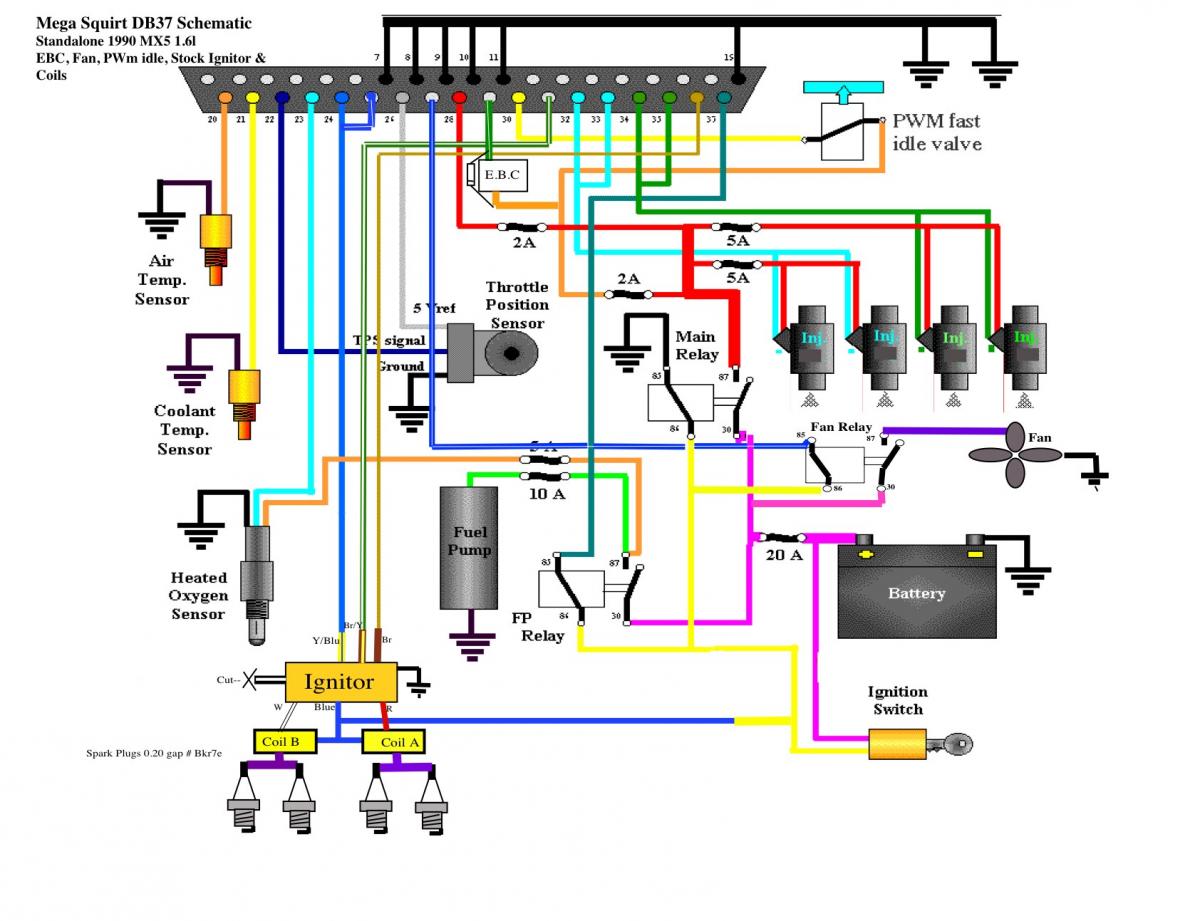 megasquirt3 wiring diagram
