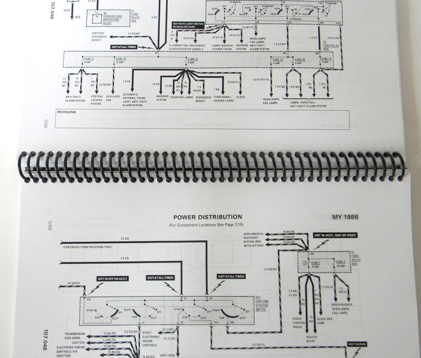 mercedes r107 sl mirror switch wiring diagram 86 87 88 89