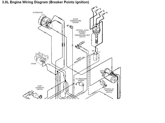 mercruiser 228 ignition coil wiring diagram