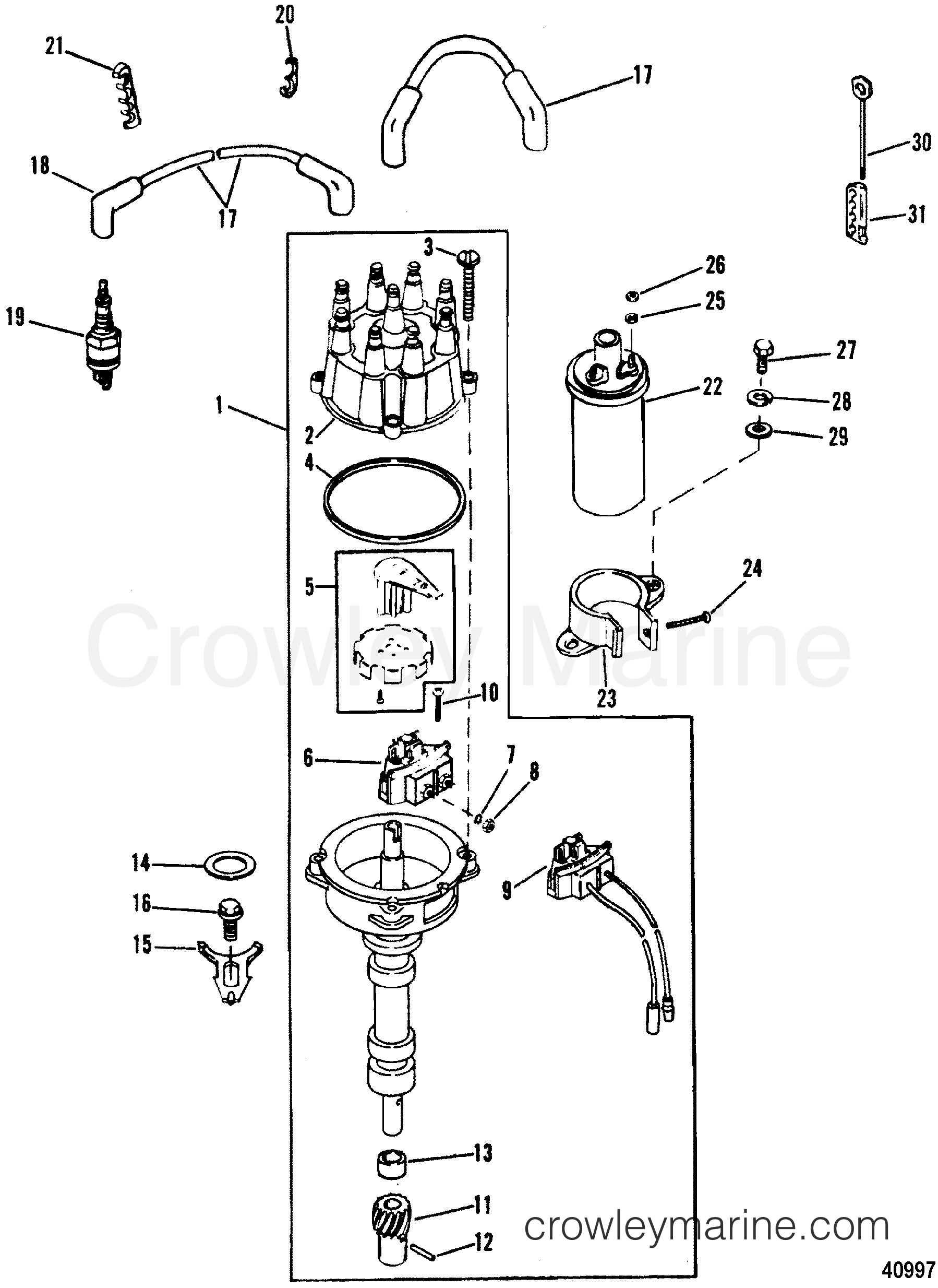 mercruiser 250ci ignition wiring diagram