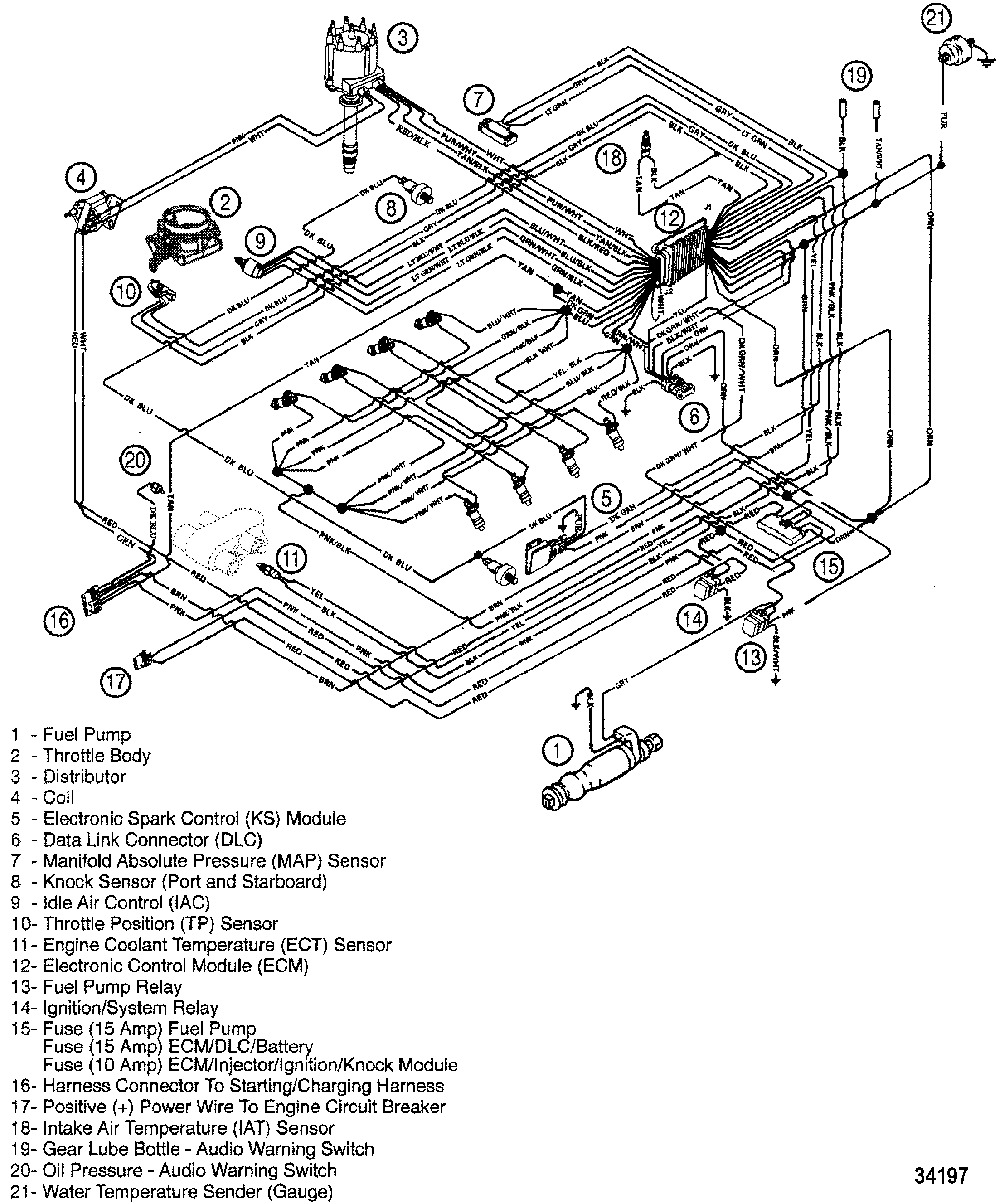 mercruiser 5.0 mpi wiring diagram