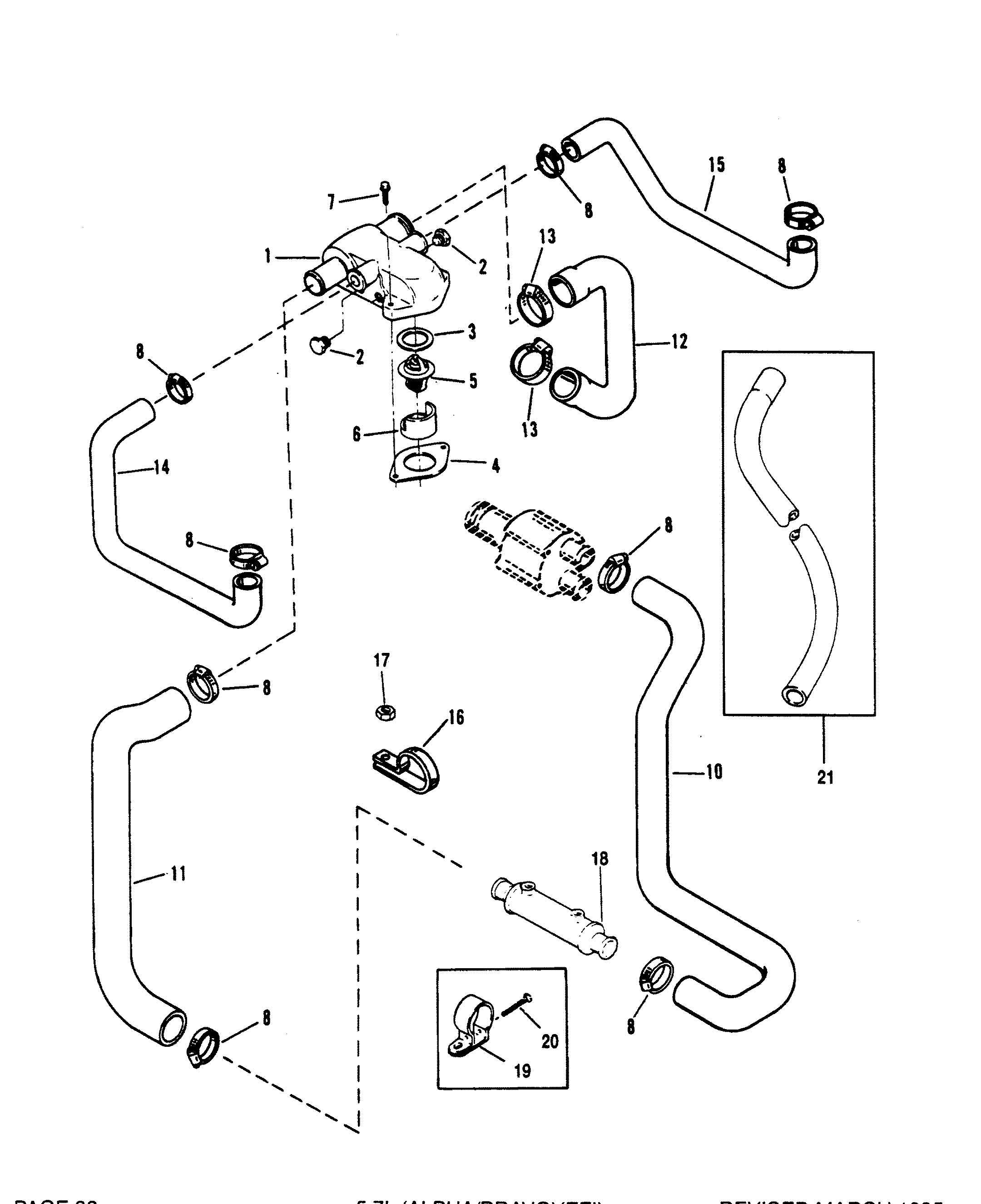 mercruiser 5.7 water flow diagram