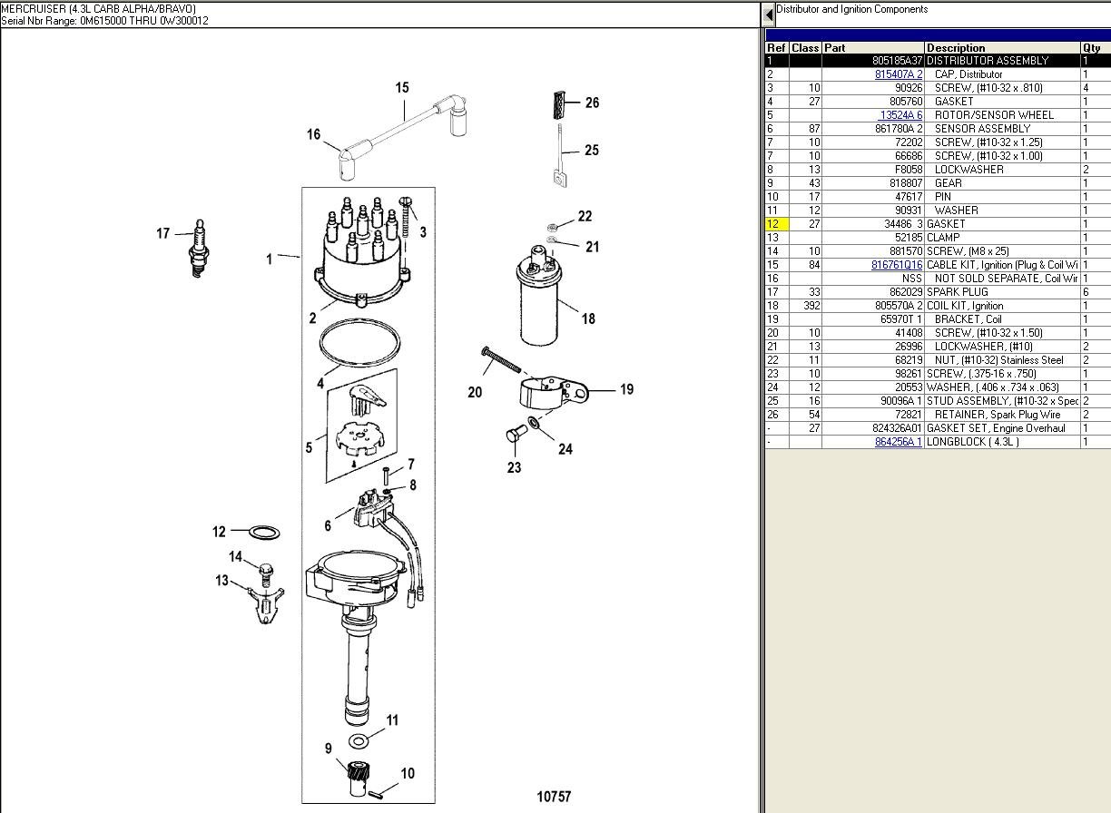 mercruiser thunderbolt iv ignition module wiring diagram