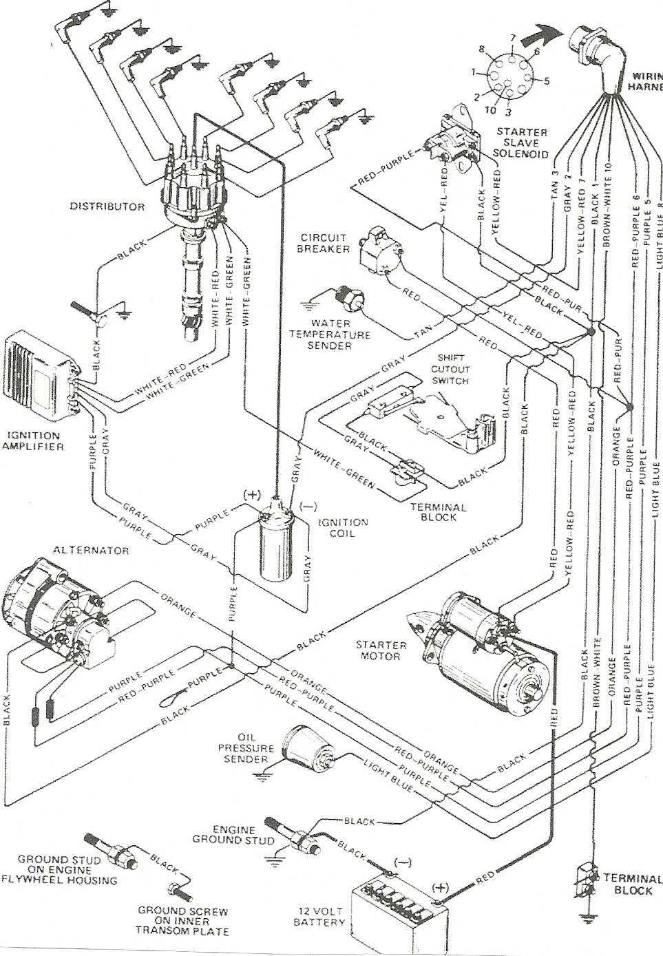 Mercruiser Thunderbolt Wiring Diagram