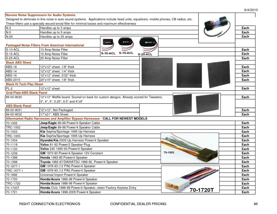 Metra 70-6502 Wiring Diagram