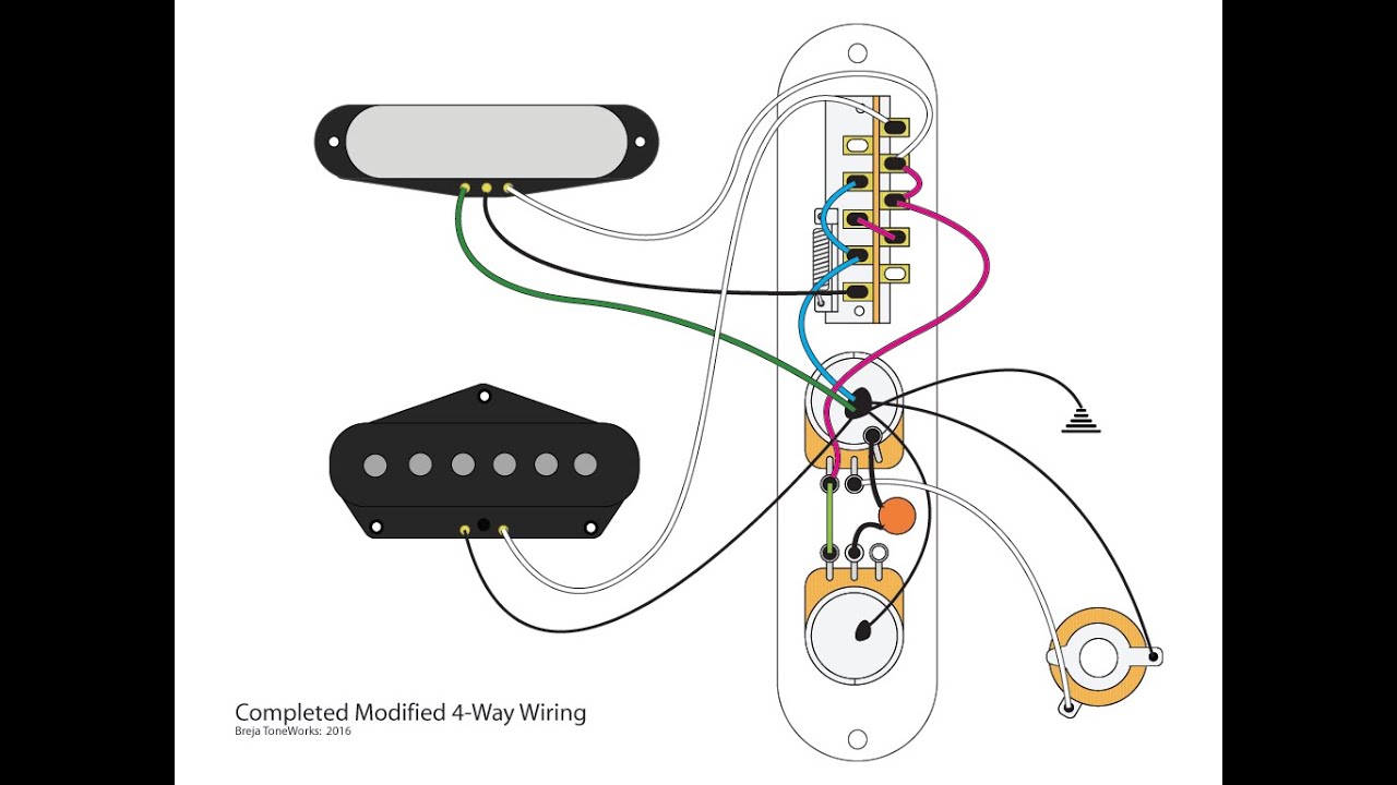 mexican telecaster wiring diagram