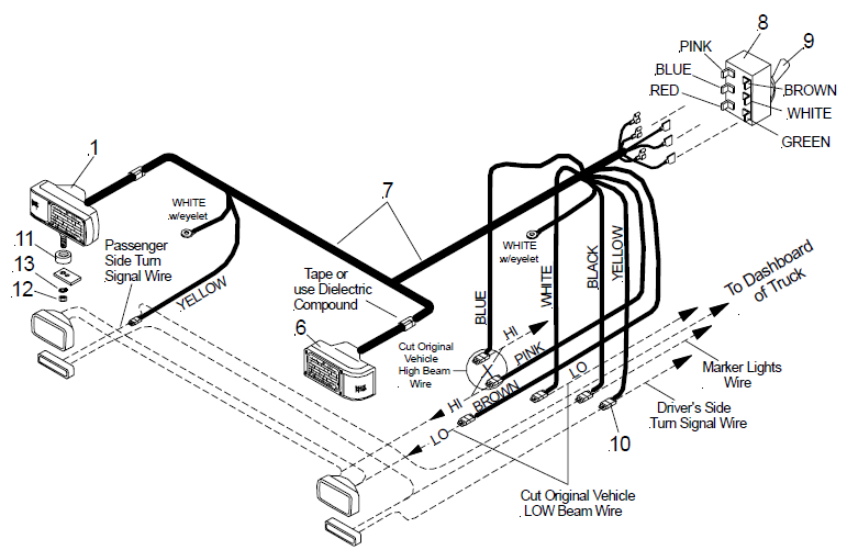 meyer snow plow toggle switch wiring diagram