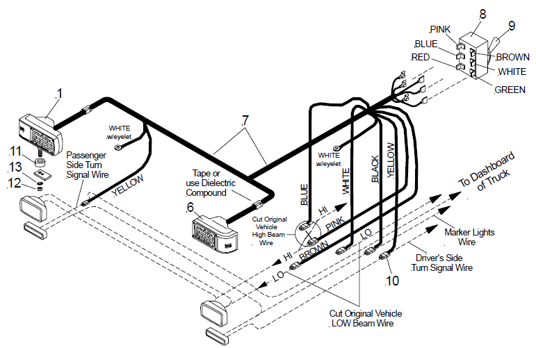 meyers plow wiring diagram