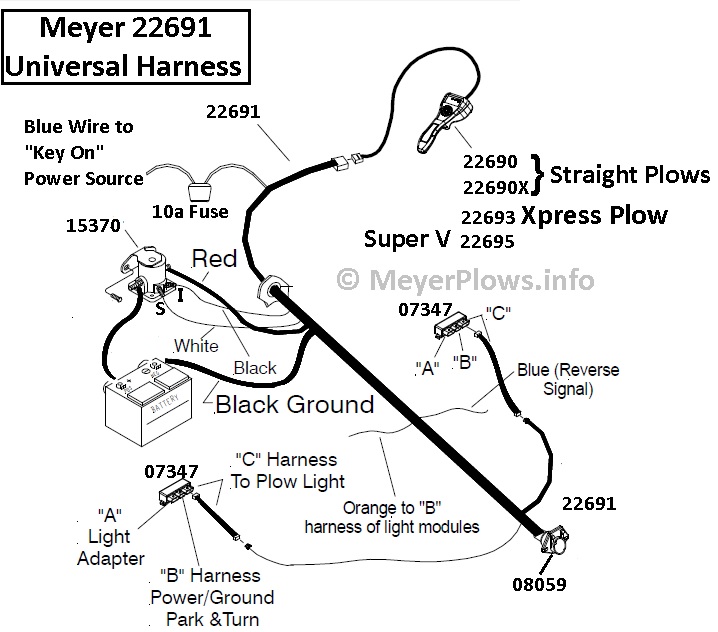 meyers snow plow wiring diagram e47