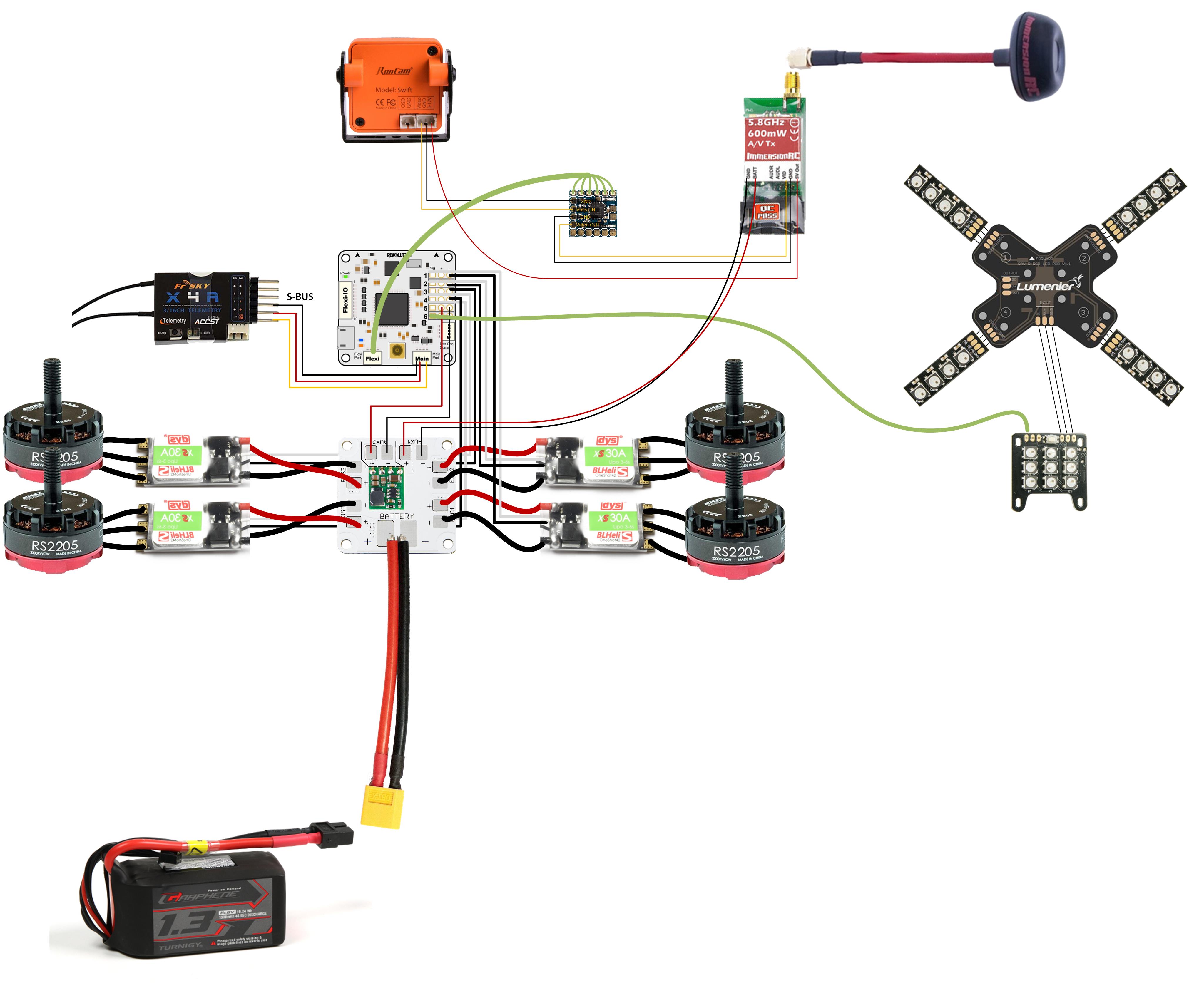 micro minimosd wiring