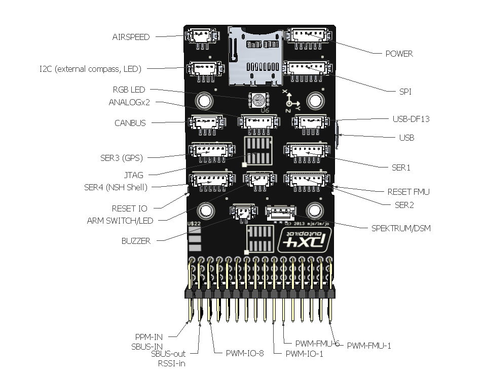 micro minimosd wiring