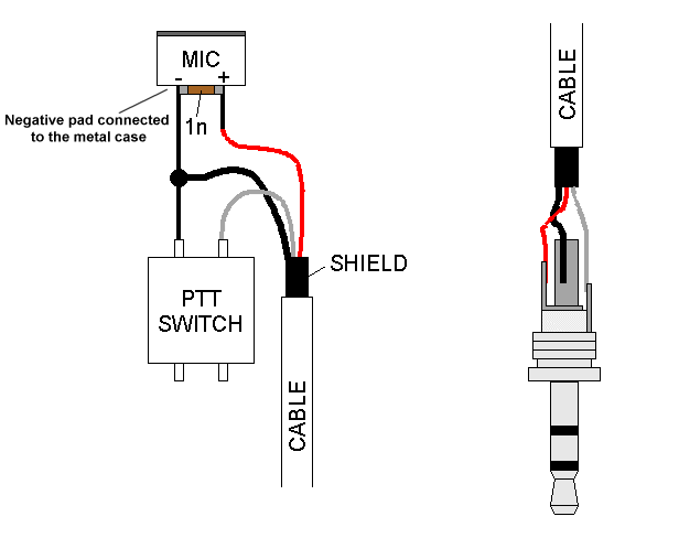 microphone qhm-04 wiring diagram