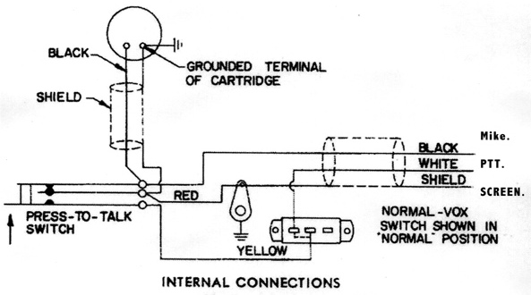 microphone qhm-04 wiring diagram