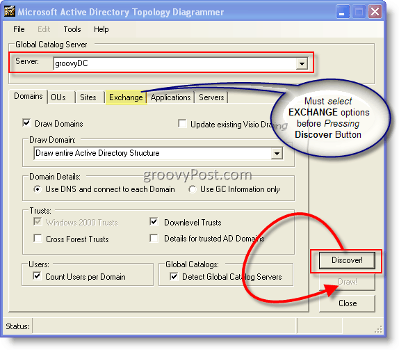 microsoft active directory topology diagrammer