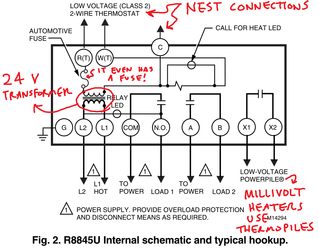 millivolt dtr-3033 wiring diagram