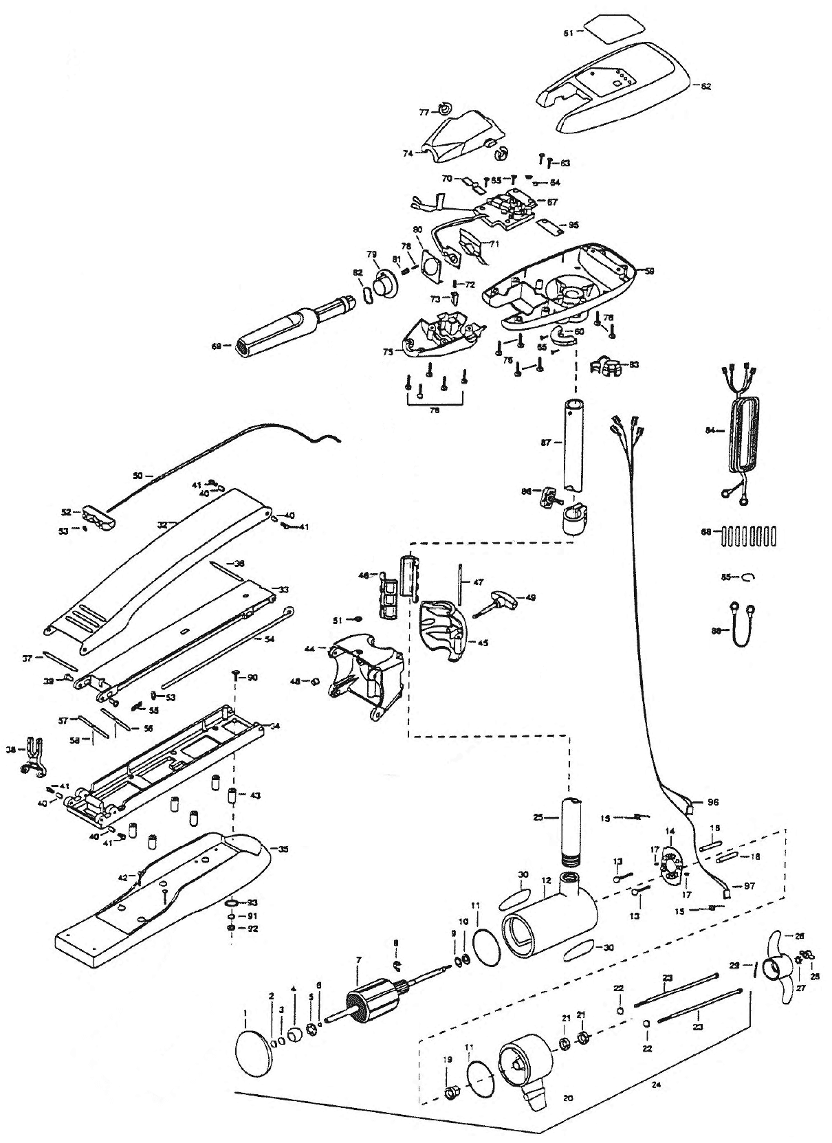 minn kota fortrex parts diagram