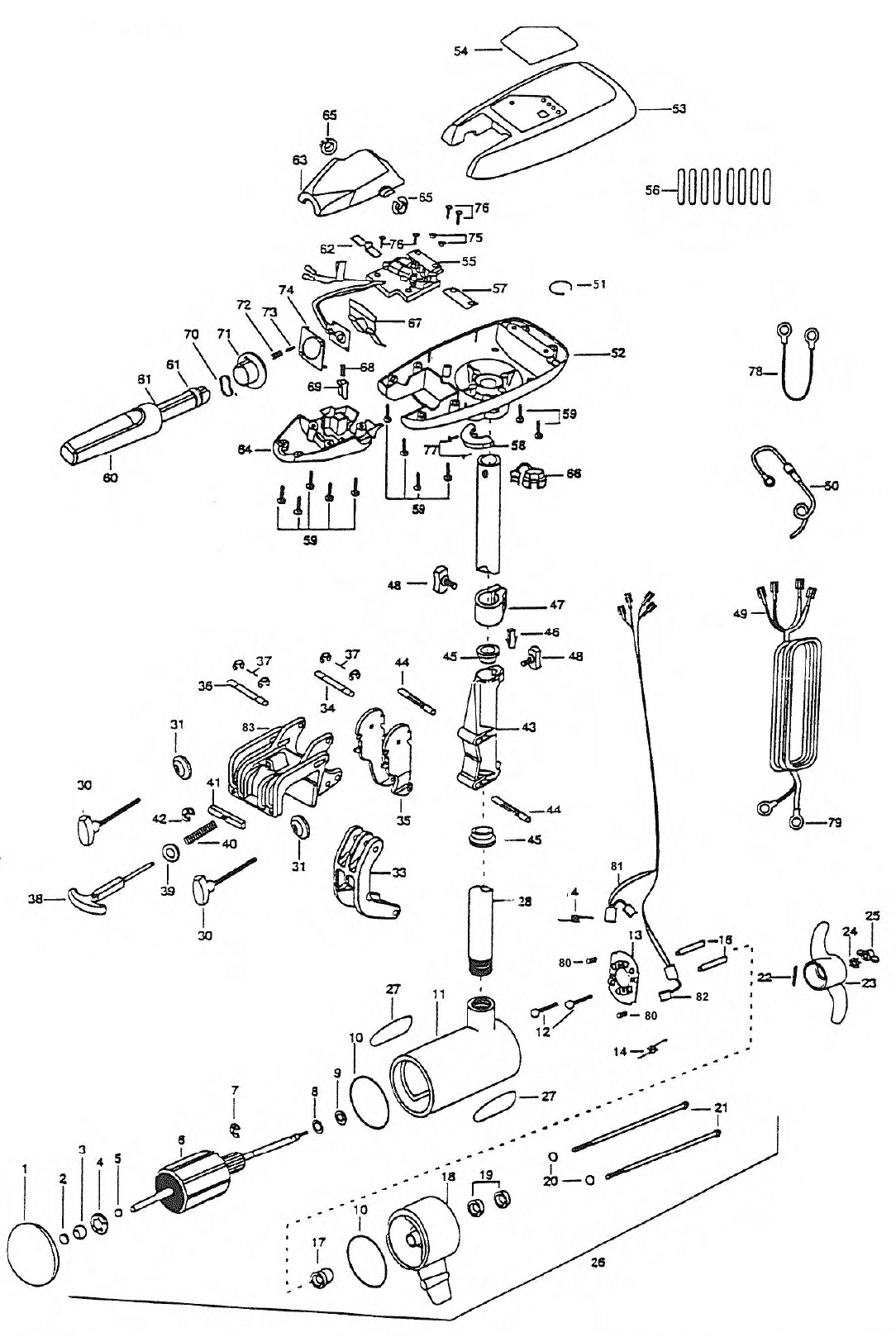 minn kota fortrex parts diagram