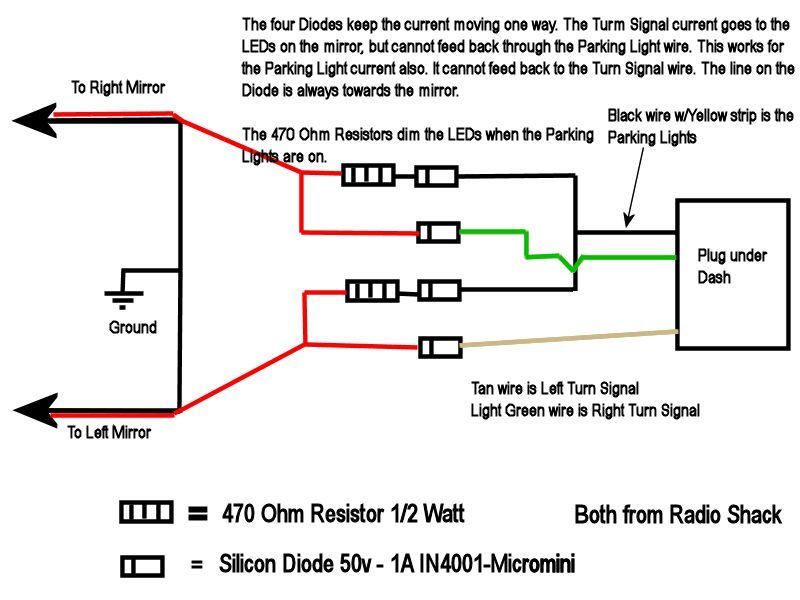 mirror wiring diagram for 2000 dodge ram 2500 slt