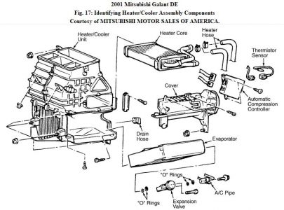 mitsubishi galant air damper wiring diagram