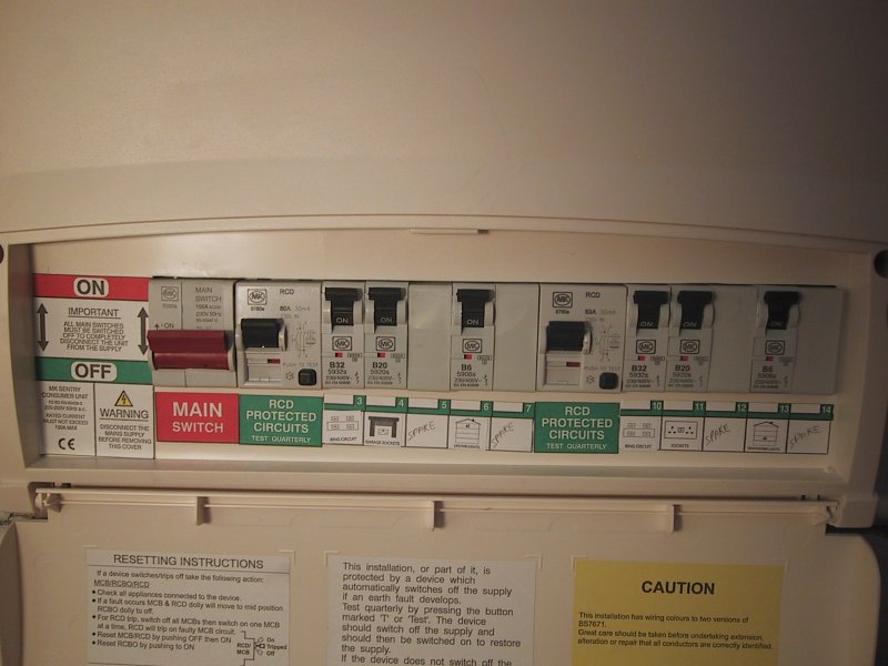 mk consumer unit wiring diagram