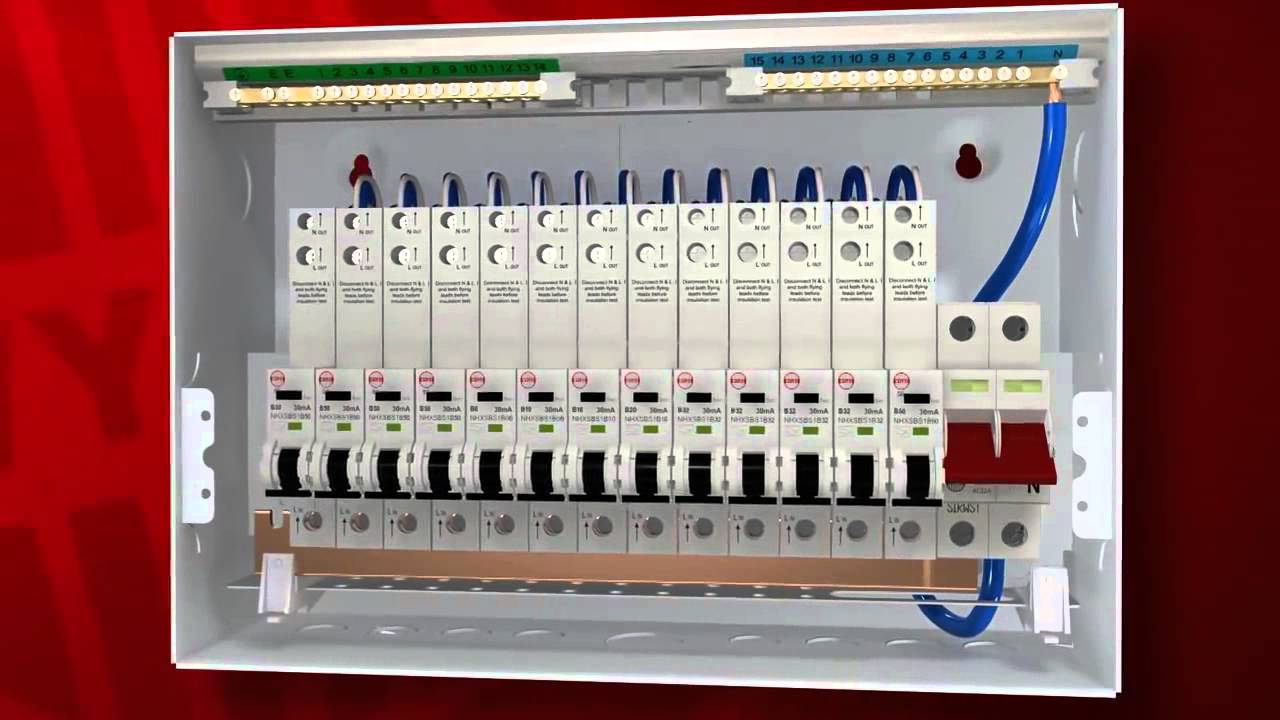 mk consumer unit wiring diagram