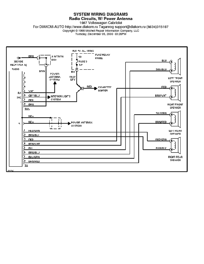 Mk4 Jetta Stereo Wiring Diagram