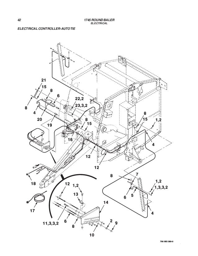 monitor wiring diagram for case 5430 baler