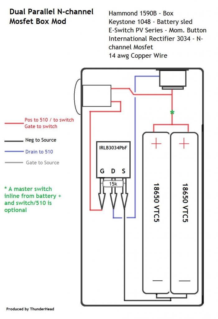 mosfet box mod wiring diagram