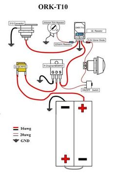 mosfet mod with voltmeter wiring diagram