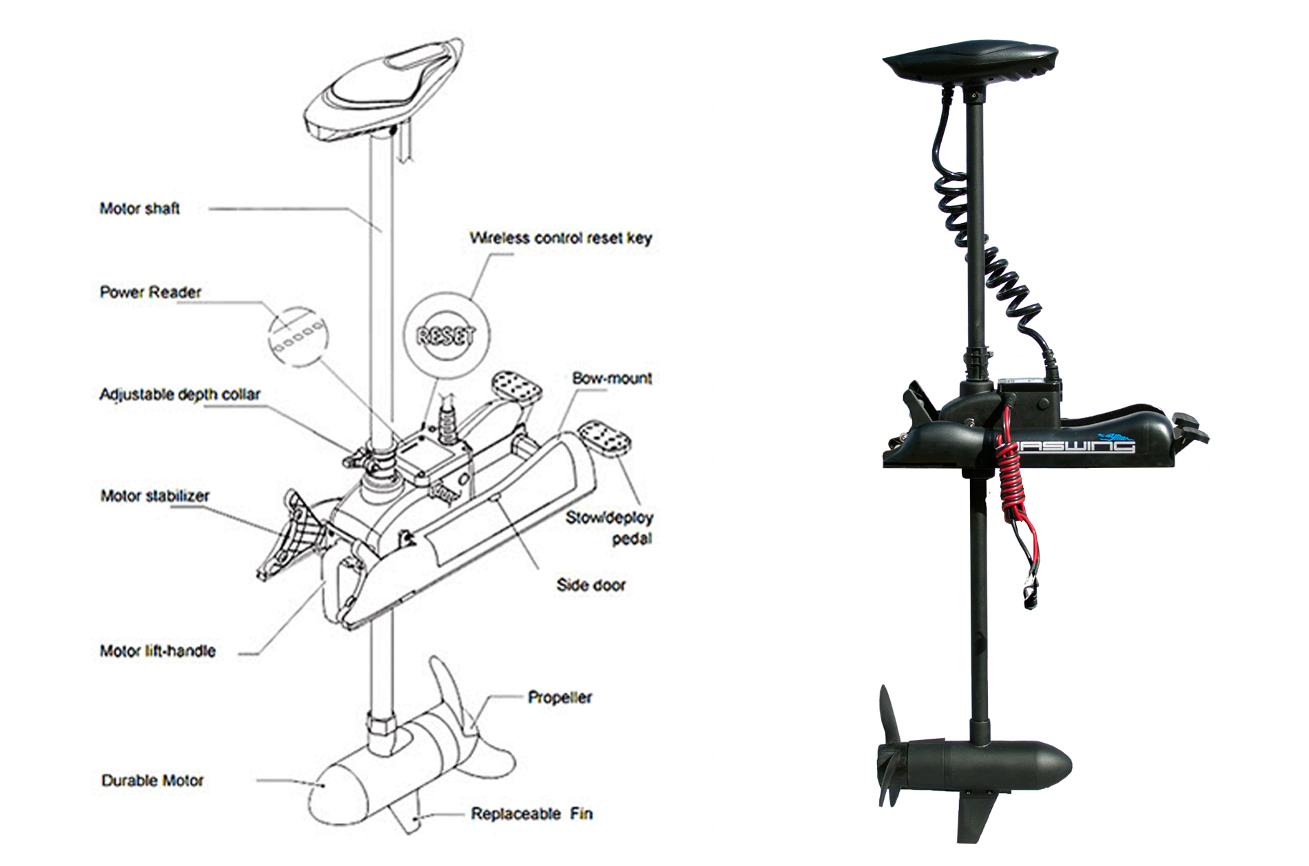 motor guide 45 lb thrust wiring diagram